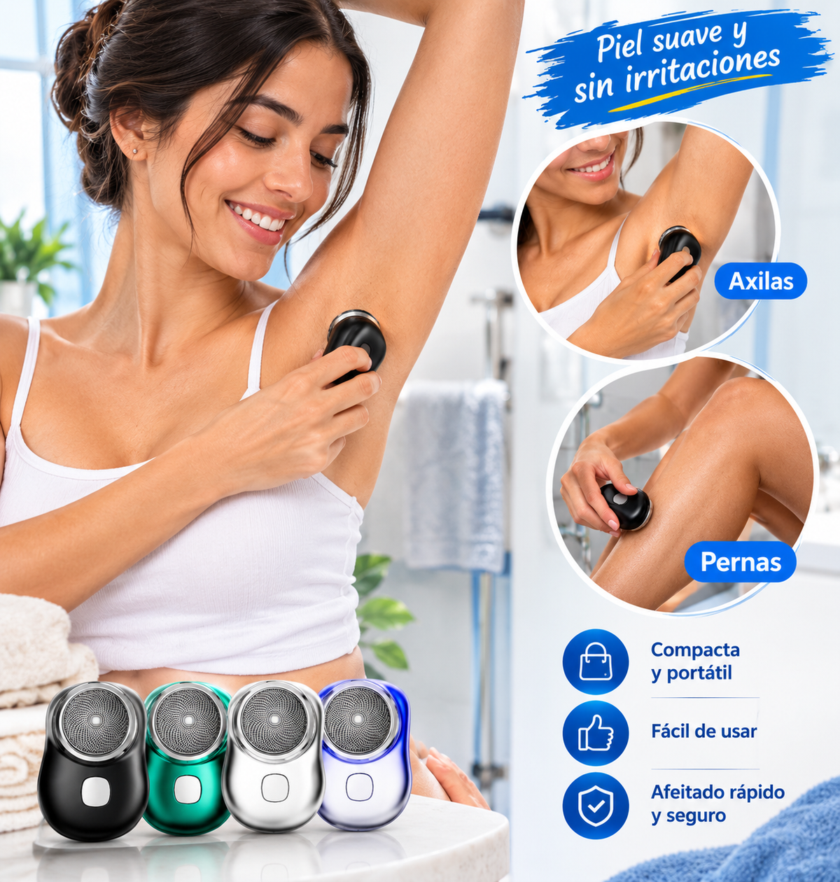 Mini Shaver Portátil: Afeitado Perfecto Donde Quieras